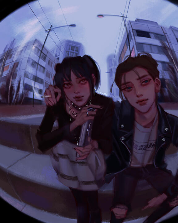 AUG 2021 / Badboy Eren and Goth Mikasa